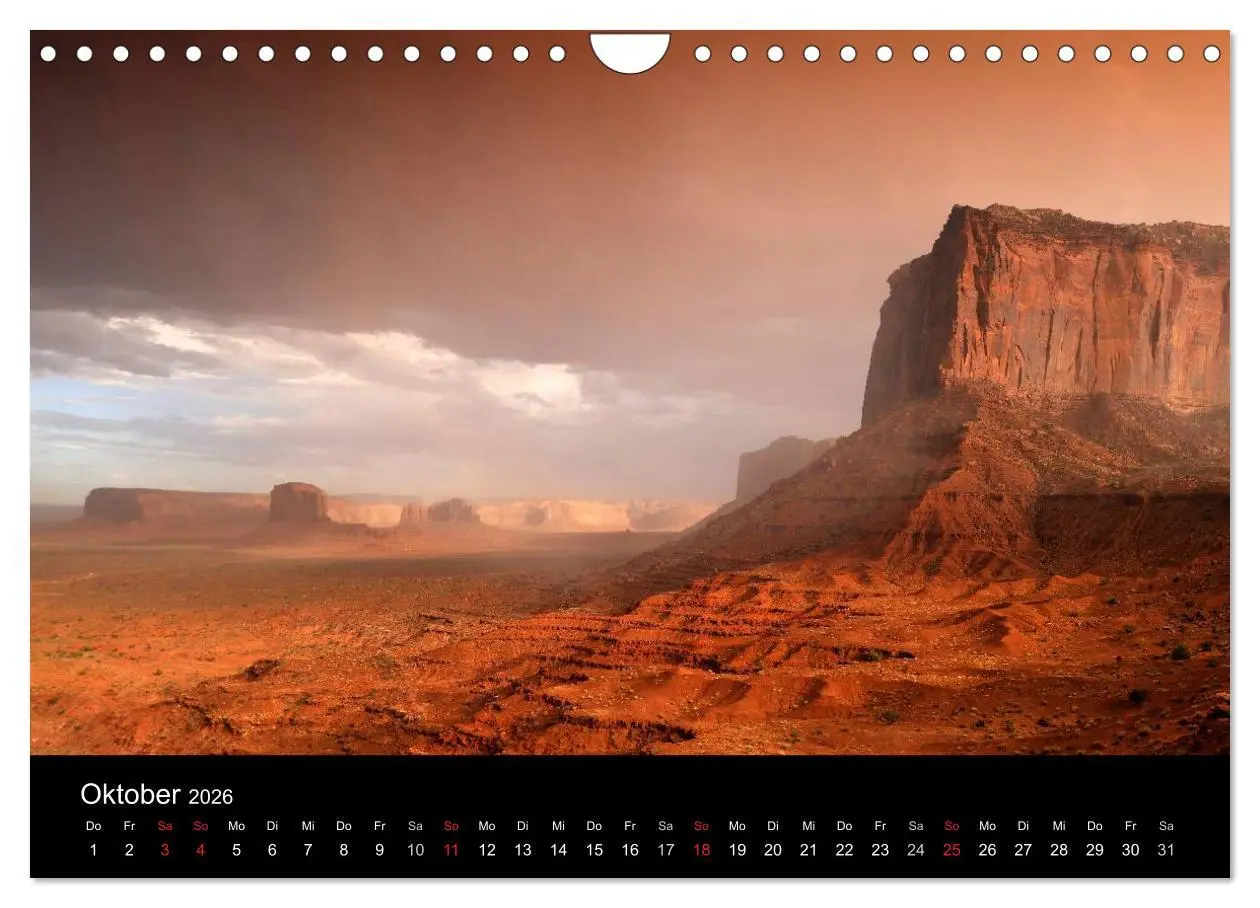 Bild: 9783516234350 | USA - Monument Valley (Wandkalender 2026 DIN A4 quer), CALVENDO...