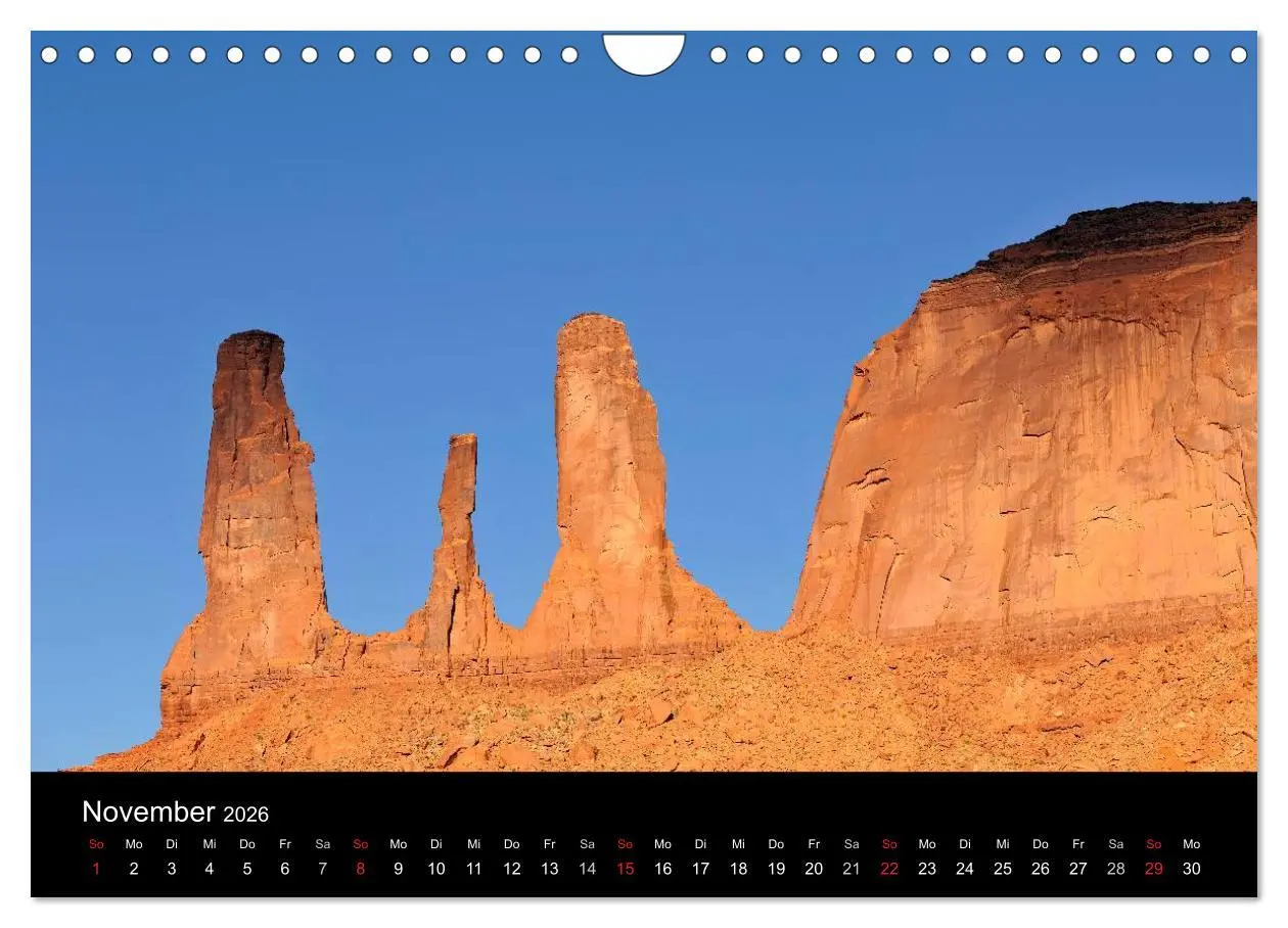 Bild: 9783516234350 | USA - Monument Valley (Wandkalender 2026 DIN A4 quer), CALVENDO...