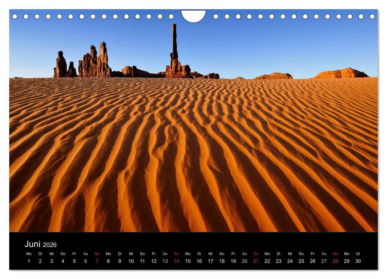Bild: 9783516234350 | USA - Monument Valley (Wandkalender 2026 DIN A4 quer), CALVENDO...