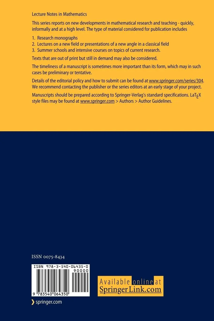 Rückseite: 9783540064350 | Algebraic K-Theory II. Proceedings of the Conference Held at the...