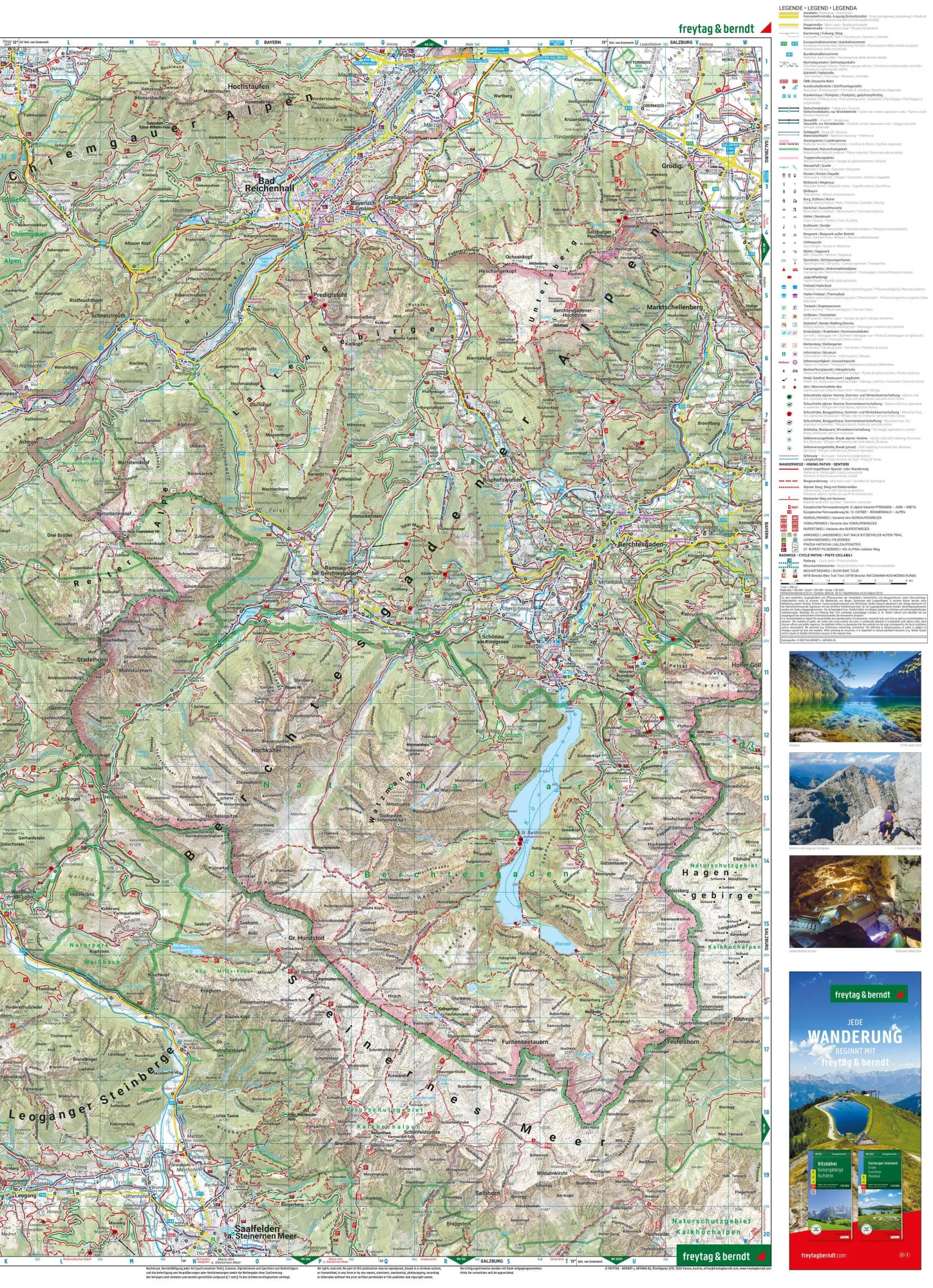 Bild: 9783707924350 | freytag &amp; berndt Wanderkarte WK 393 Loferer und Leoganger...