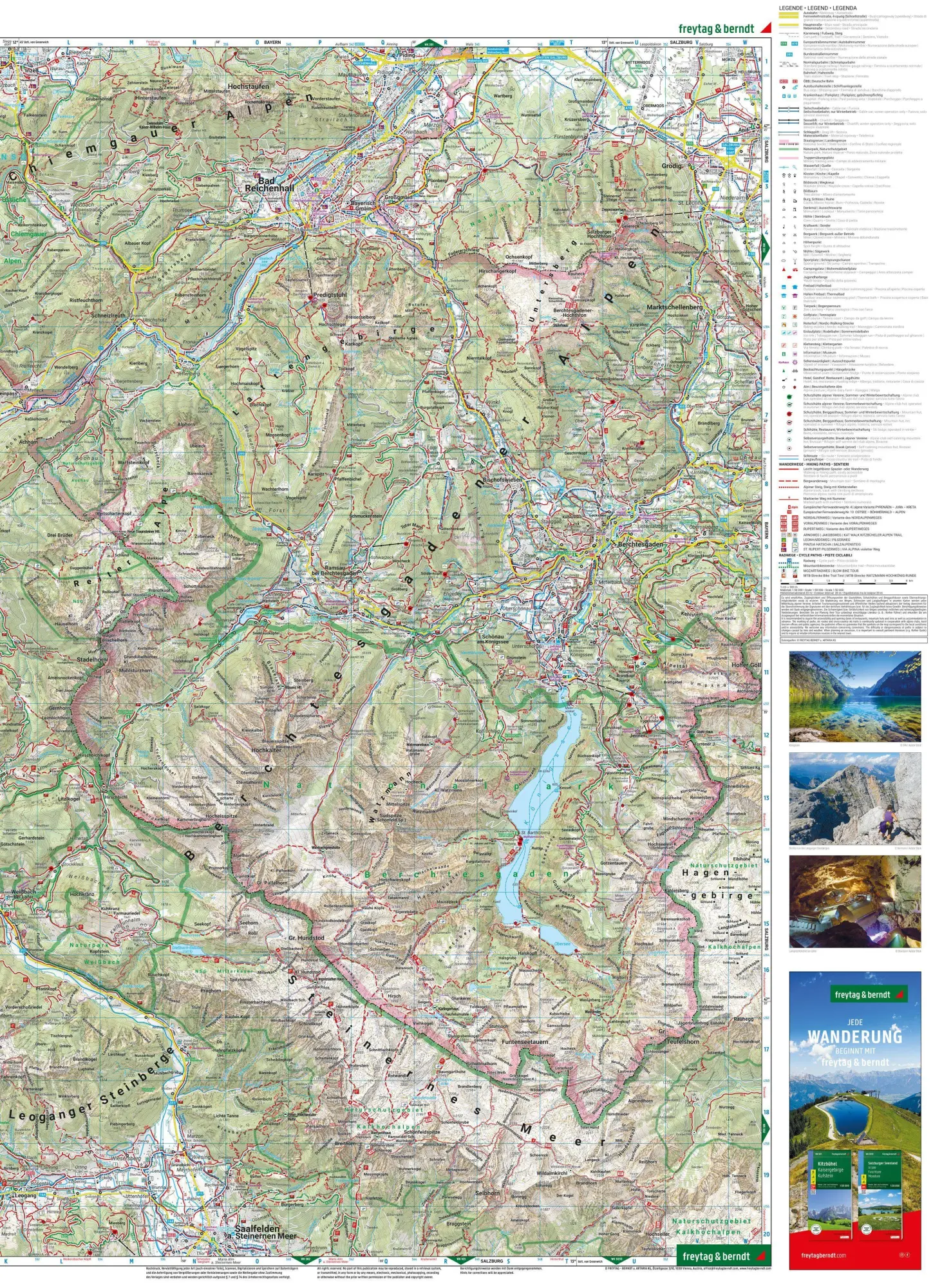 Bild: 9783707924350 | freytag &amp; berndt Wanderkarte WK 393 Loferer und Leoganger...