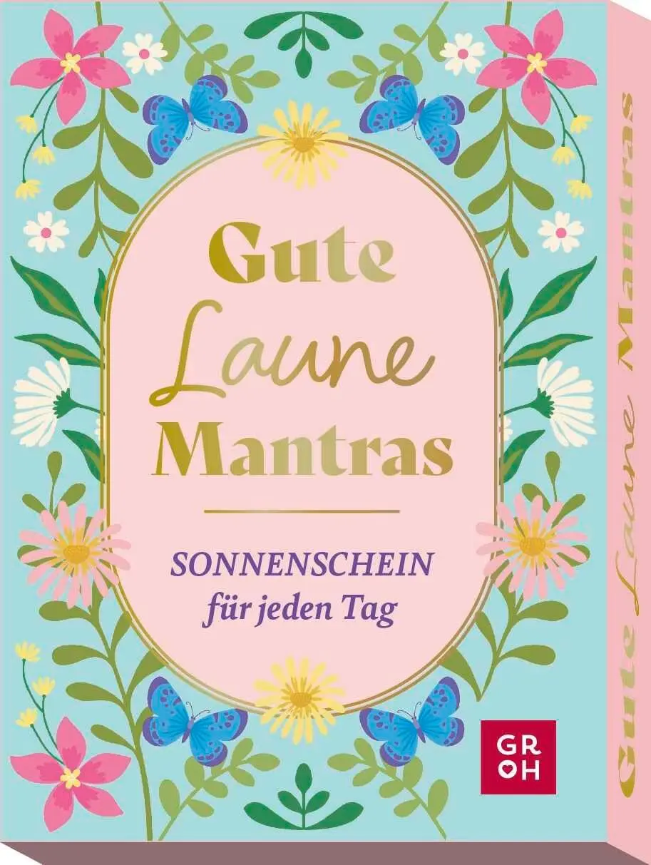 Cover: 9783848504350 | Kartenset: Gute-Laune-Mantras | Groh Verlag | Taschenbuch | Schachtel