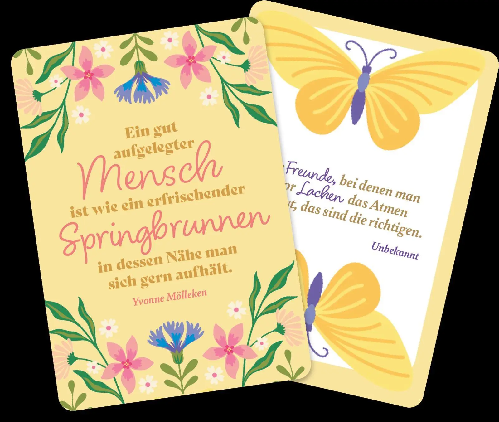 Bild: 9783848504350 | Kartenset: Gute-Laune-Mantras | Groh Verlag | Taschenbuch | Schachtel