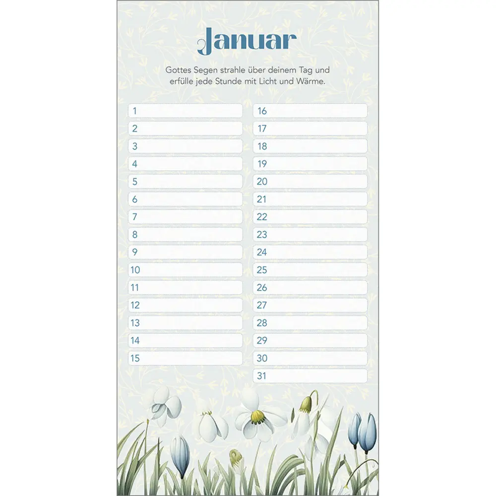 Bild: 9783880874350 | Dankbar für dich | Immerwährender Geburtstagskalender | Kalender