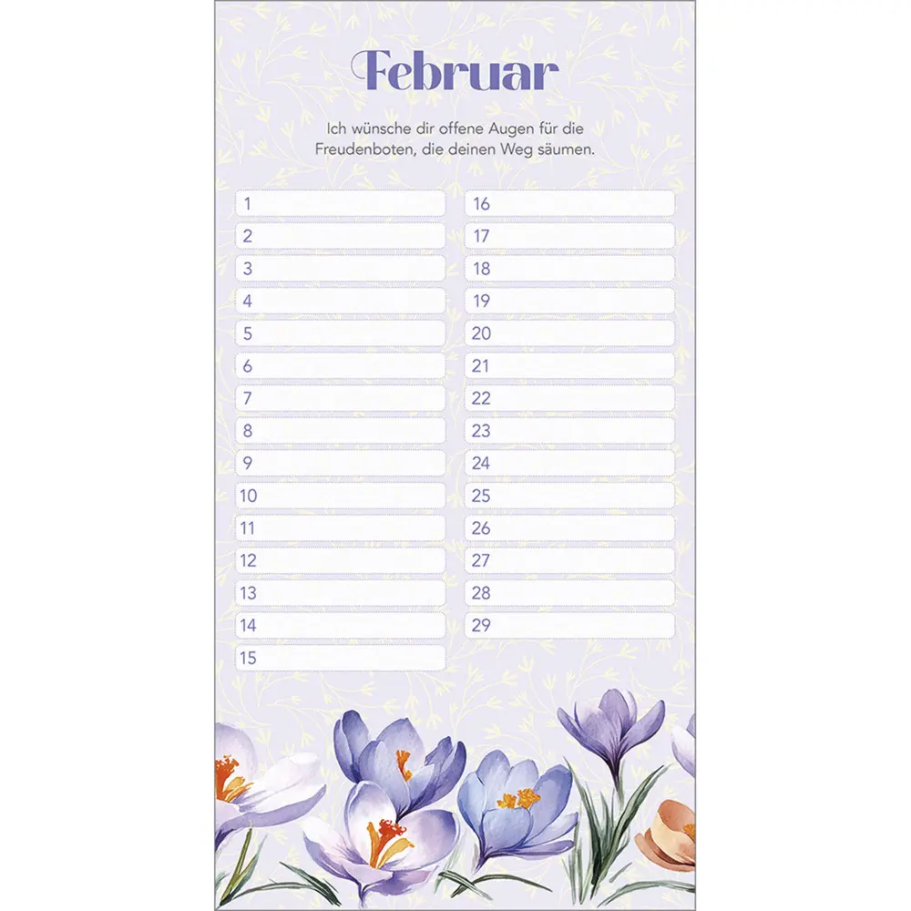 Bild: 9783880874350 | Dankbar für dich | Immerwährender Geburtstagskalender | Kalender