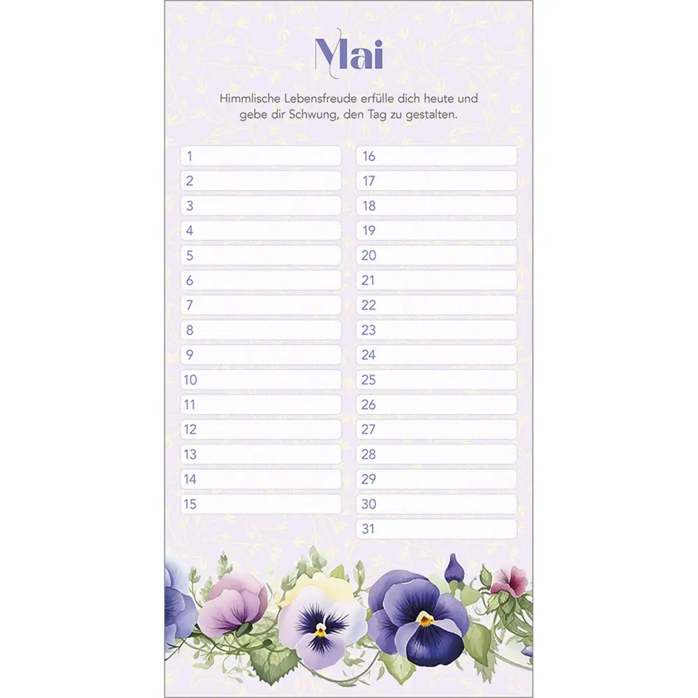 Bild: 9783880874350 | Dankbar für dich | Immerwährender Geburtstagskalender | Kalender