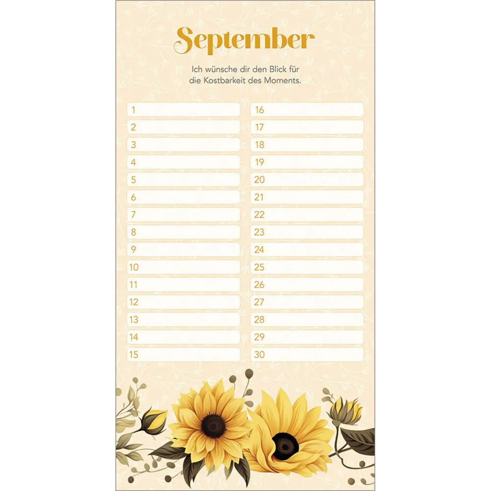 Bild: 9783880874350 | Dankbar für dich | Immerwährender Geburtstagskalender | Kalender