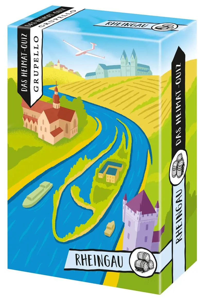 Cover: 9783899784350 | Rheingau. Das Heimat-Quiz | 100 Fragen, 100-mal Heimatliebe | Kammann