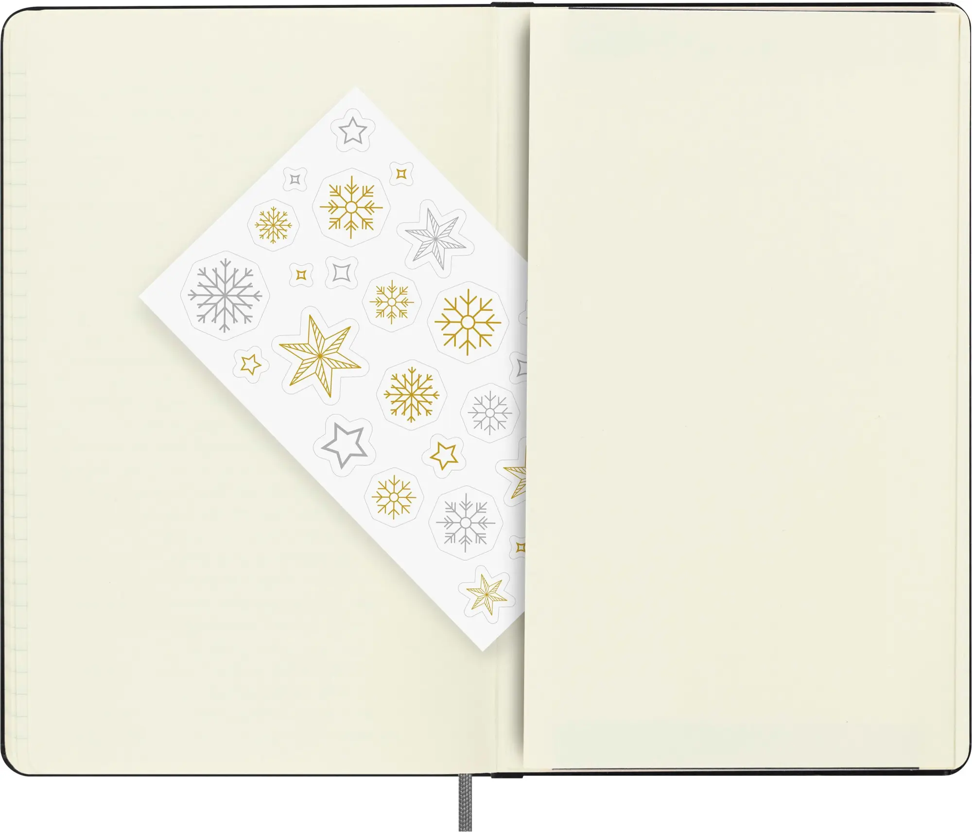 Bild: 8056999274450 | Moleskine Holiday Notizbuch, L/A5, Liniert, fester Einband, Schwarz