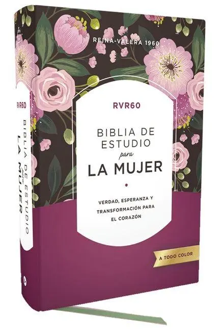 Cover: 9780829774450 | Rvr60 Biblia de Estudio Para La Mujer, Tapa Dura, Interior a Color,...