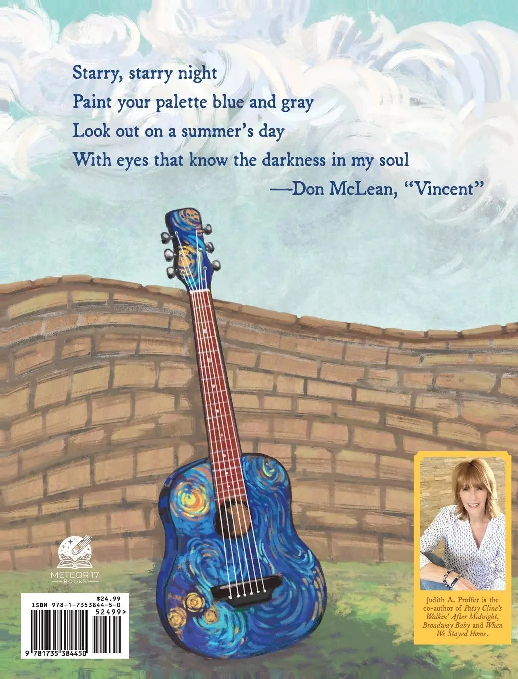 Rückseite: 9781735384450 | Vincent | Starry Starry Night | Judith A. Proffer | Buch | Englisch