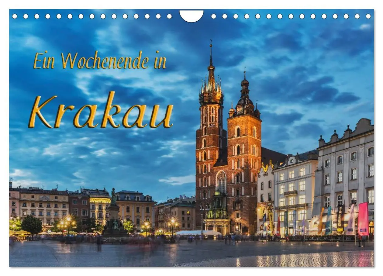 Cover: 9783435594450 | Ein Wochenende in Krakau (Wandkalender 2025 DIN A4 quer), CALVENDO...