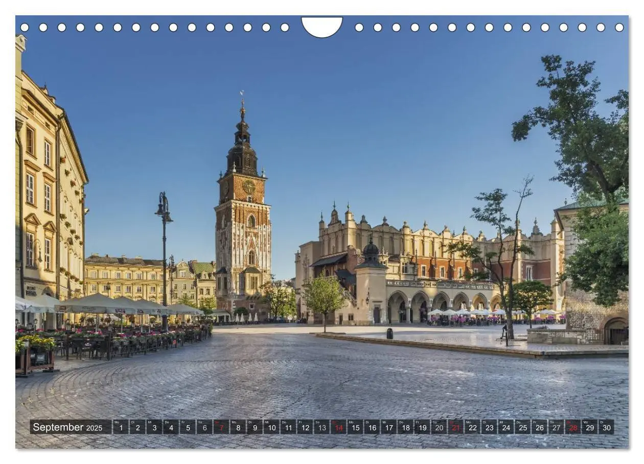 Bild: 9783435594450 | Ein Wochenende in Krakau (Wandkalender 2025 DIN A4 quer), CALVENDO...