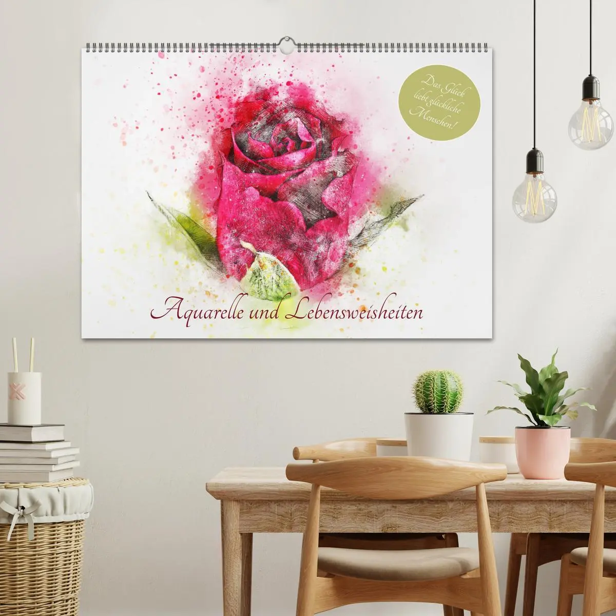 Bild: 9783457754450 | Aquarelle und Lebensweisheiten (Wandkalender 2026 DIN A2 quer),...