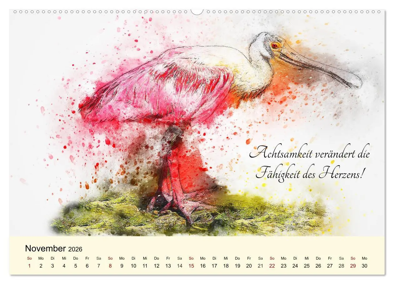 Bild: 9783457754450 | Aquarelle und Lebensweisheiten (Wandkalender 2026 DIN A2 quer),...