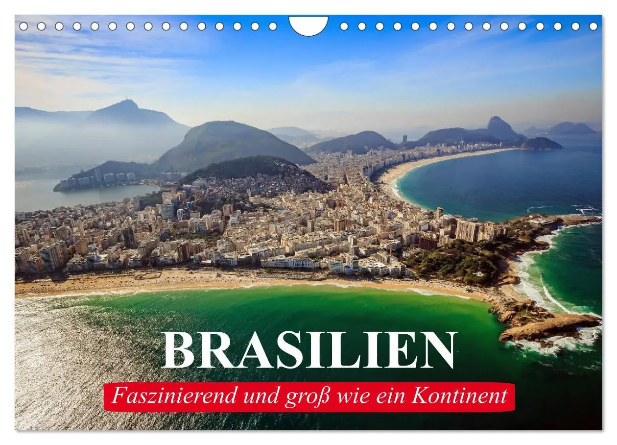 Cover: 9783457994450 | Brasilien. Faszinierend und groß wie ein Kontinent (Wandkalender...
