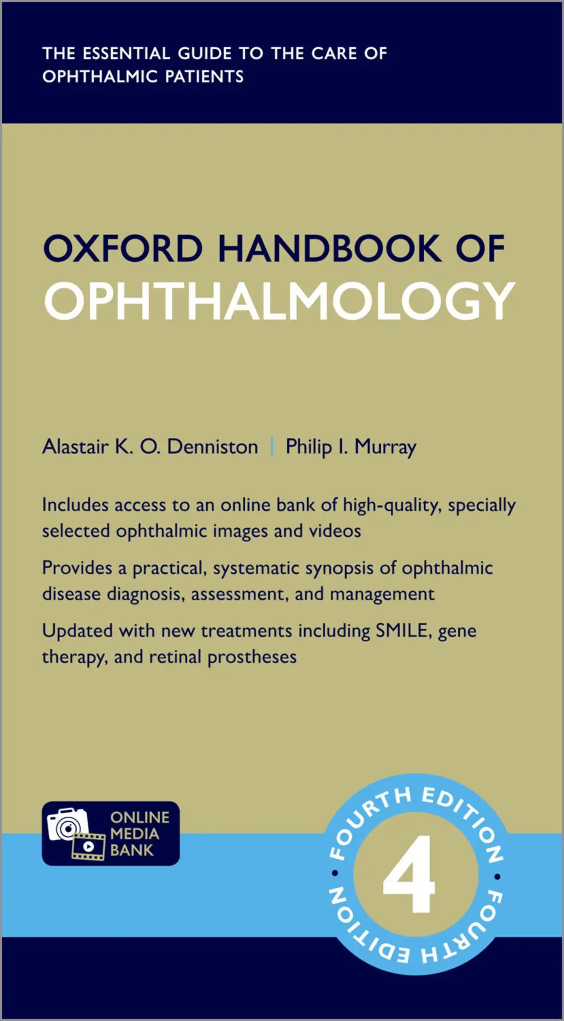 Cover: 9780198804550 | Oxford Handbook of Ophthalmology | Alastair K. O. Denniston (u. a.)