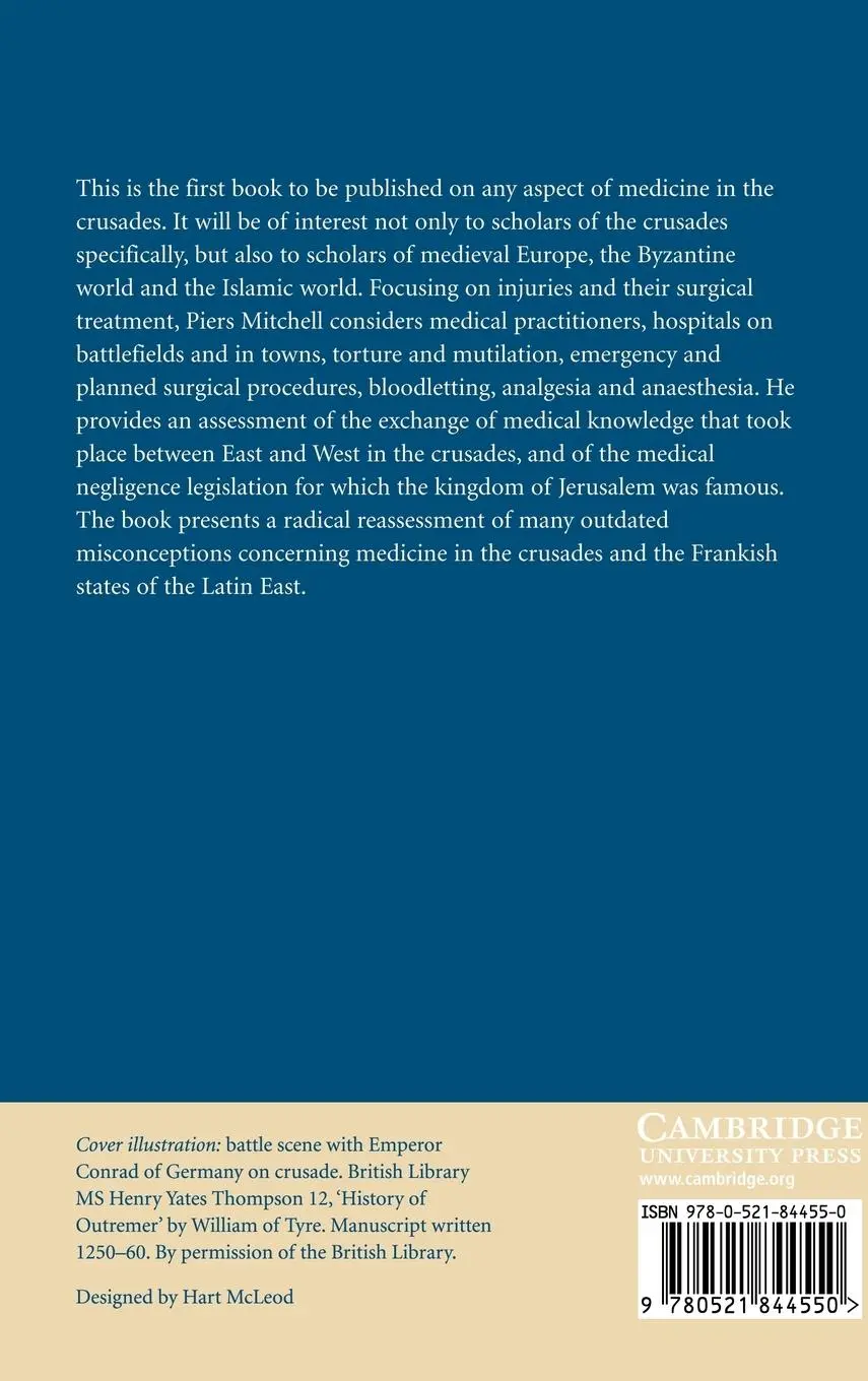 Rückseite: 9780521844550 | Medicine in the Crusades | Warfare, Wounds and the Medieval Surgeon