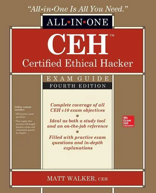 Cover: 9781260454550 | CEH Certified Ethical Hacker All-in-One Exam Guide, Fourth Edition