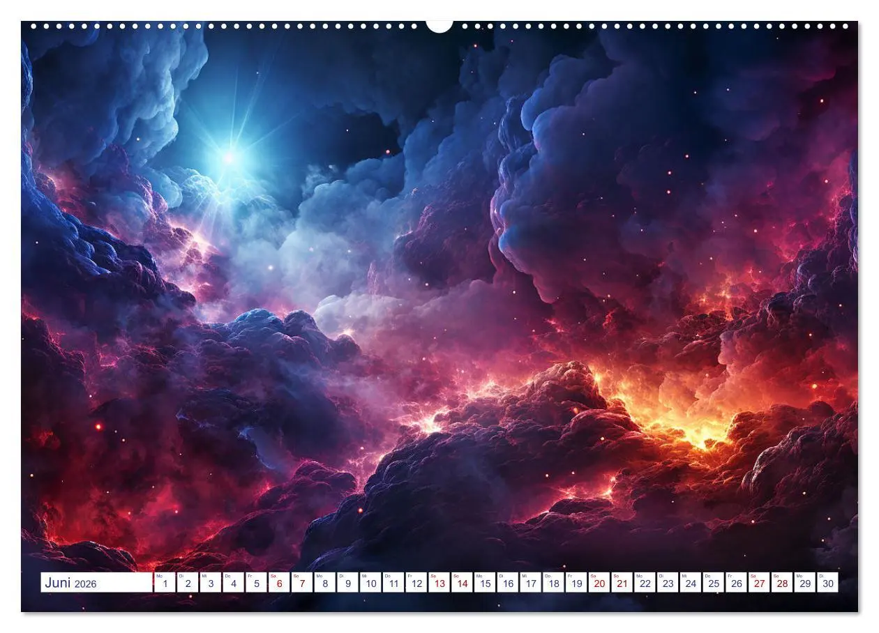 Bild: 9783457504550 | Ferne Welten (hochwertiger Premium Wandkalender 2026 DIN A2 quer),...