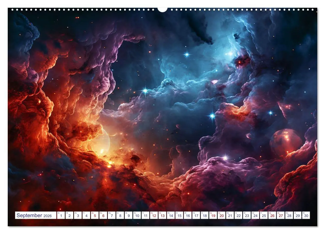 Bild: 9783457504550 | Ferne Welten (hochwertiger Premium Wandkalender 2026 DIN A2 quer),...