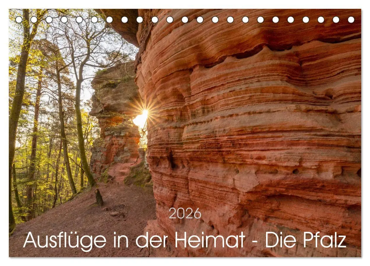Cover: 9783457674550 | Ausflüge in der Heimat - Die Pfalz (Tischkalender 2026 DIN A5...