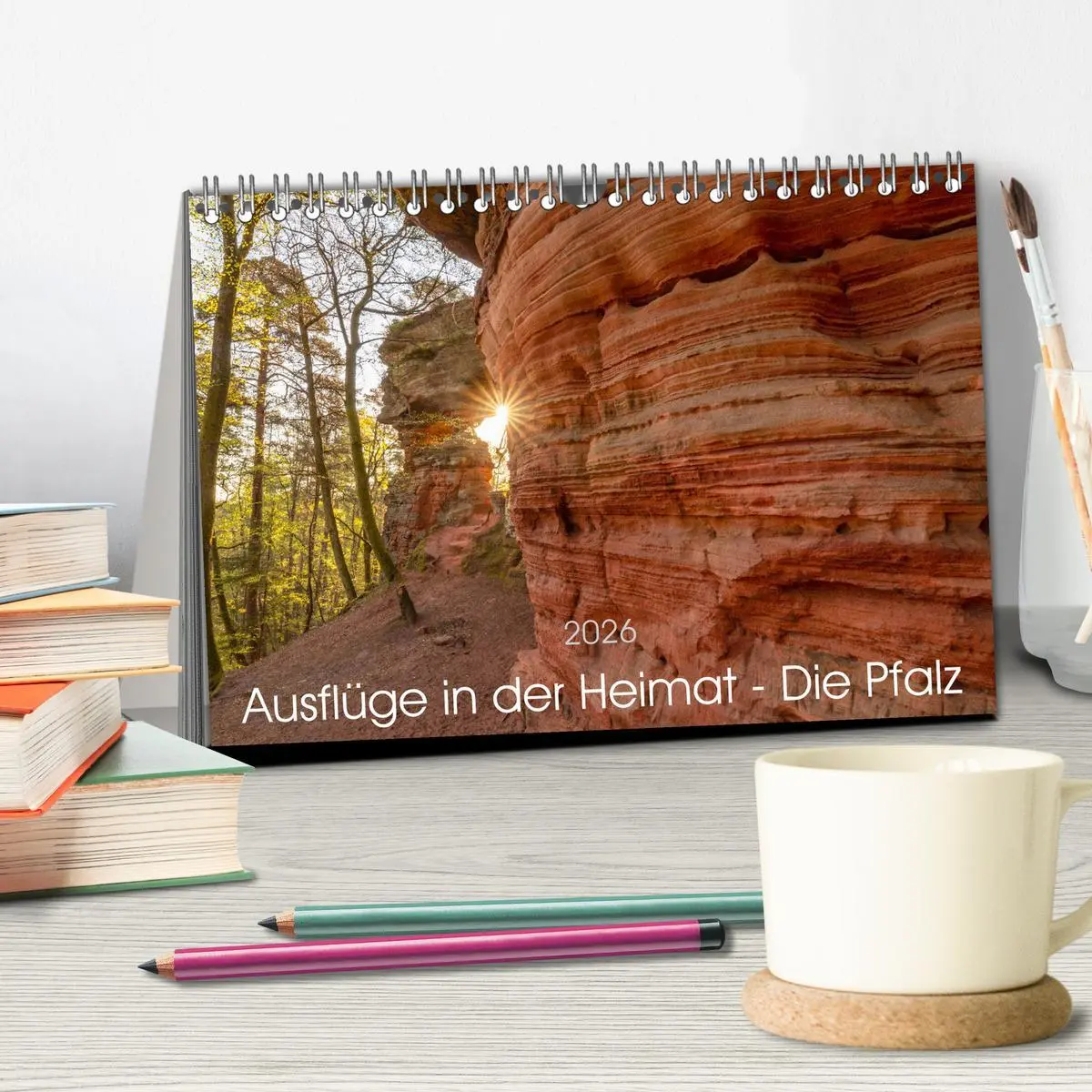 Bild: 9783457674550 | Ausflüge in der Heimat - Die Pfalz (Tischkalender 2026 DIN A5...