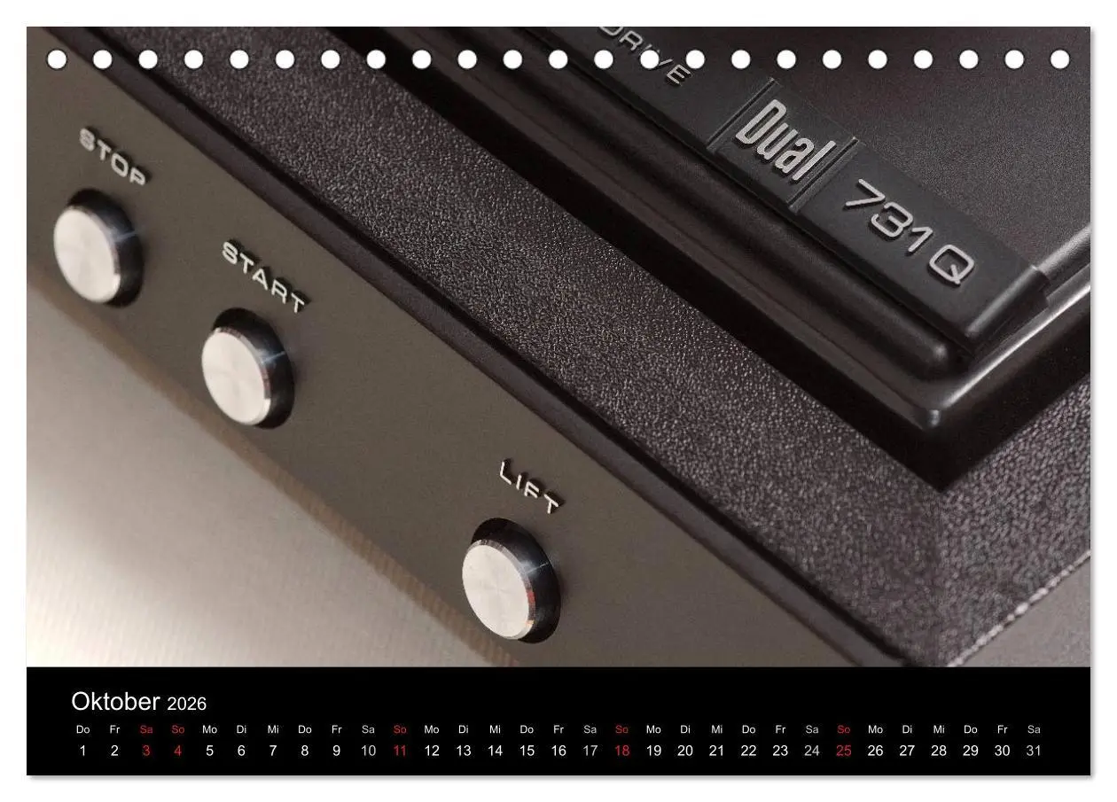 Bild: 9783516214550 | Vintage Turntables Made In Schwarzwald (Tischkalender 2026 DIN A5...