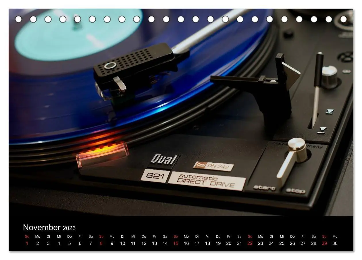 Bild: 9783516214550 | Vintage Turntables Made In Schwarzwald (Tischkalender 2026 DIN A5...