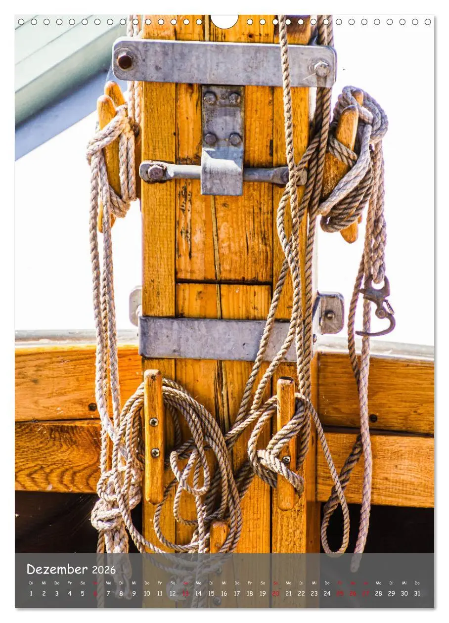 Bild: 9783516384550 | Maritime Details klassischer Yachten (Wandkalender 2026 DIN A3...