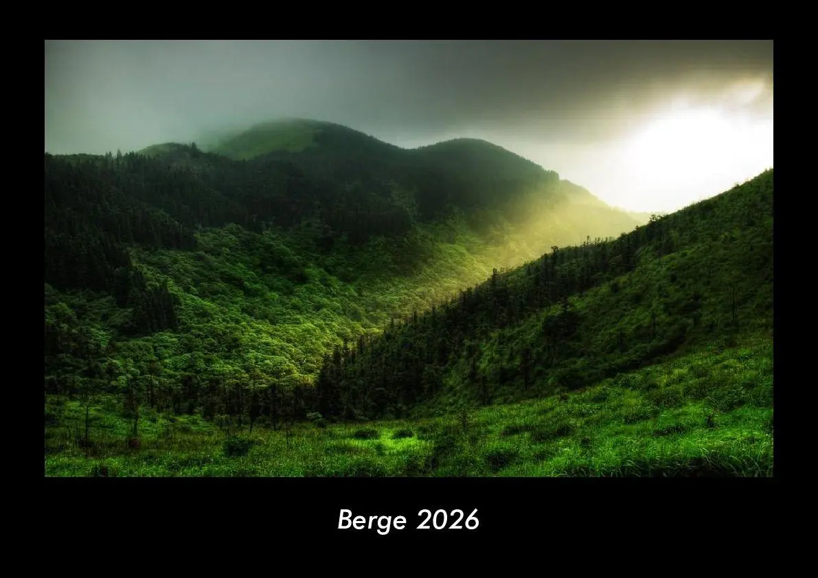 Cover: 9783695414550 | Berge 2026 Fotokalender DIN A3 | Tobias Becker | Kalender | Deutsch