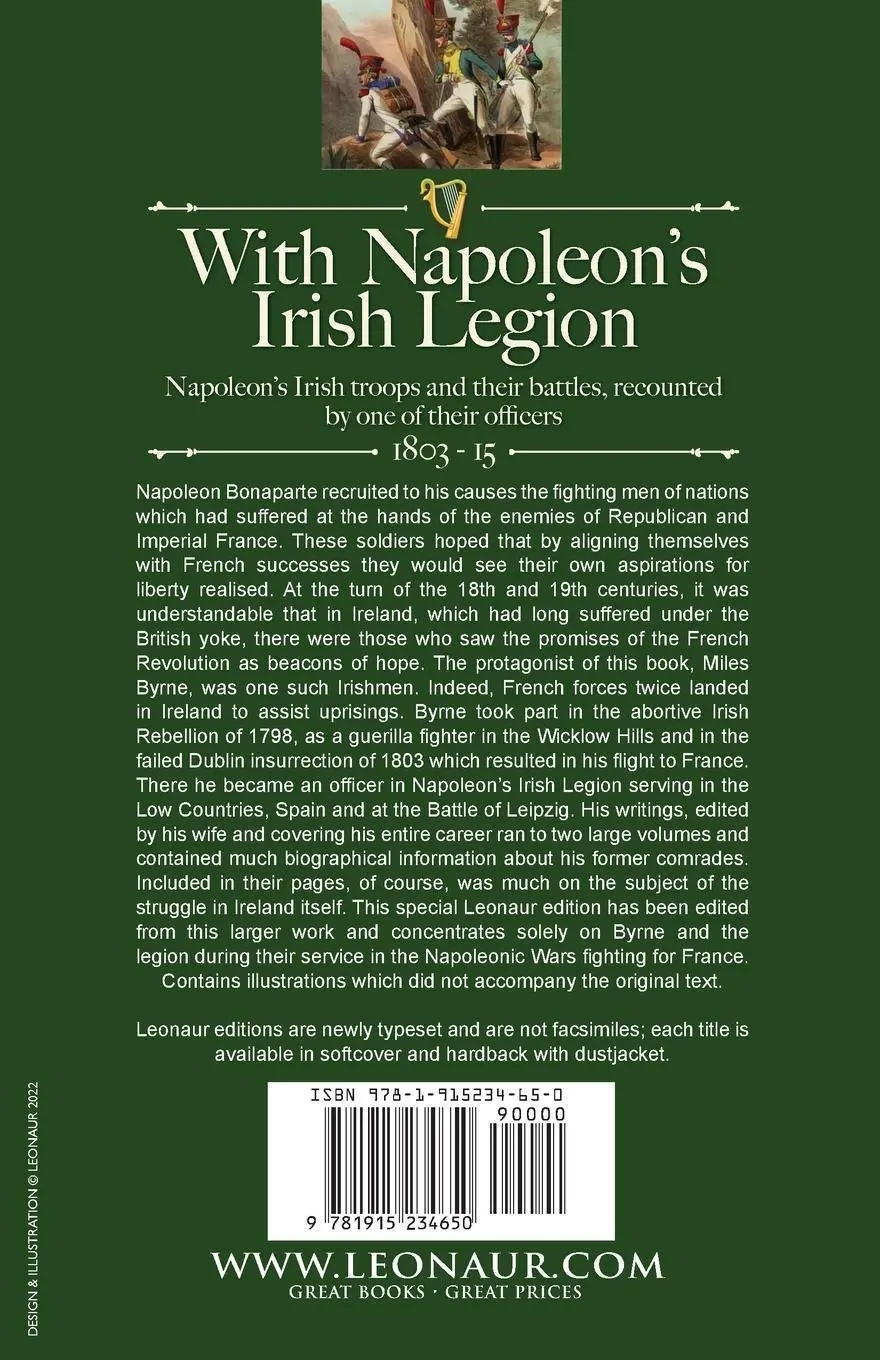 Rückseite: 9781915234650 | With Napoleon's Irish Legion | Miles Byrne (u. a.) | Taschenbuch