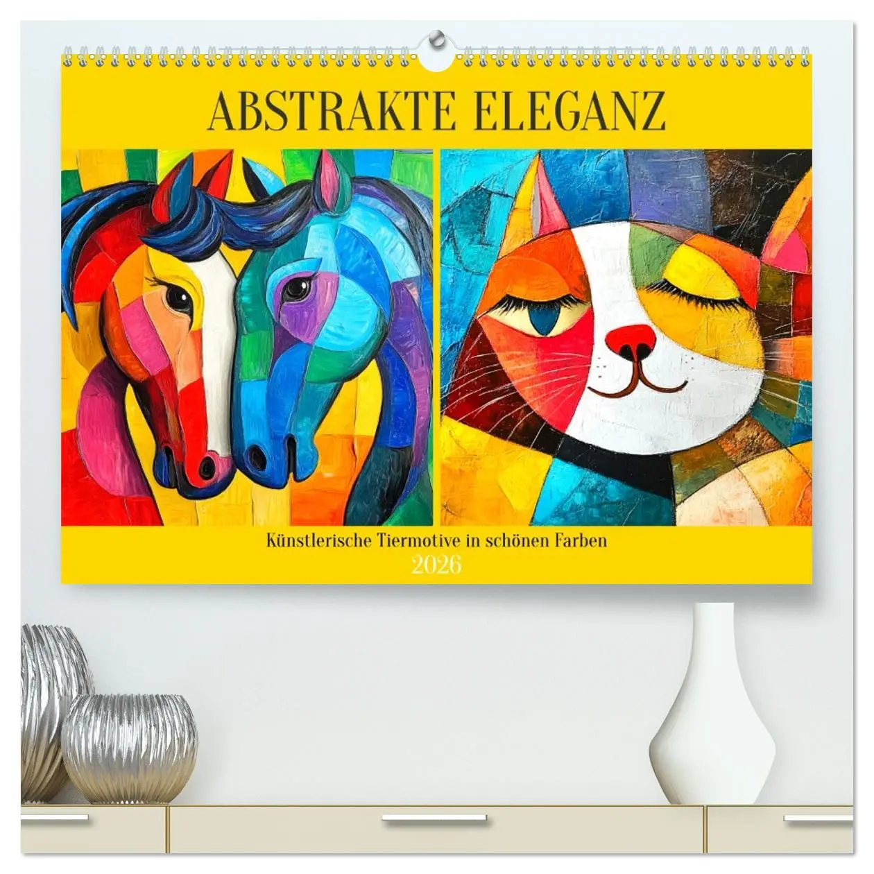 Cover: 9783457354650 | Abstrakte Eleganz. Künstlerische Tiermotive in schönen Farben...