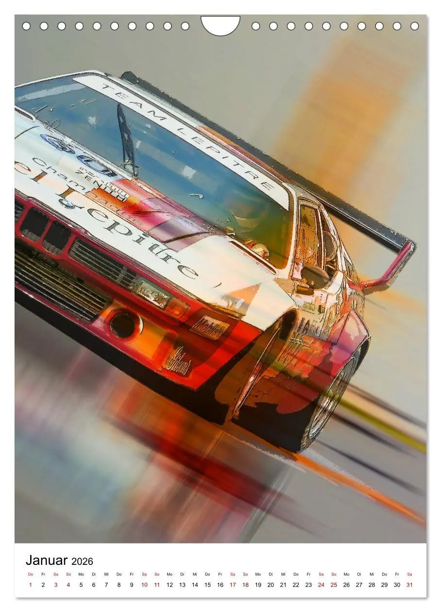 Bild: 9783516374650 | Faszination Rennsport (Wandkalender 2026 DIN A4 hoch), CALVENDO...