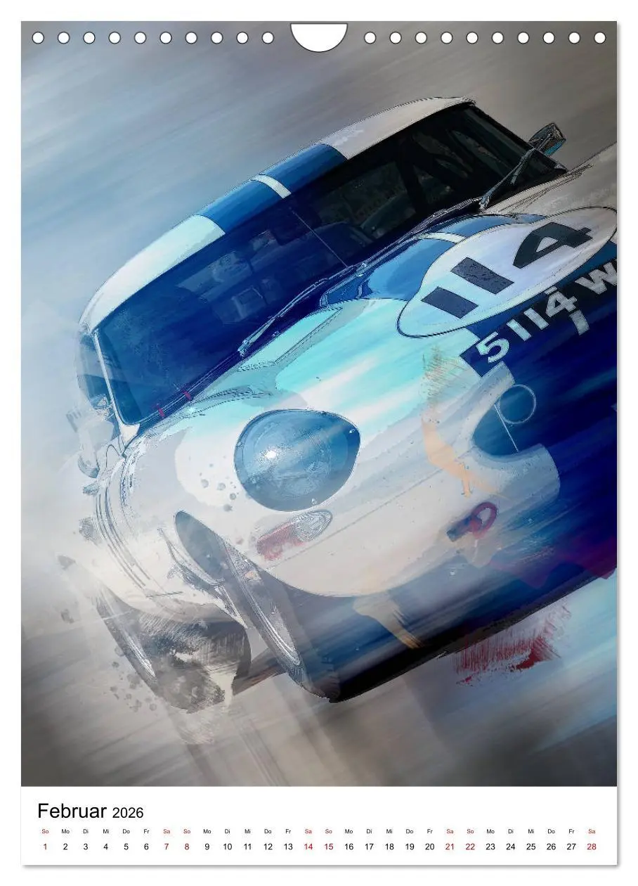 Bild: 9783516374650 | Faszination Rennsport (Wandkalender 2026 DIN A4 hoch), CALVENDO...