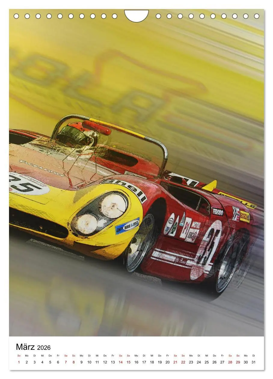 Bild: 9783516374650 | Faszination Rennsport (Wandkalender 2026 DIN A4 hoch), CALVENDO...