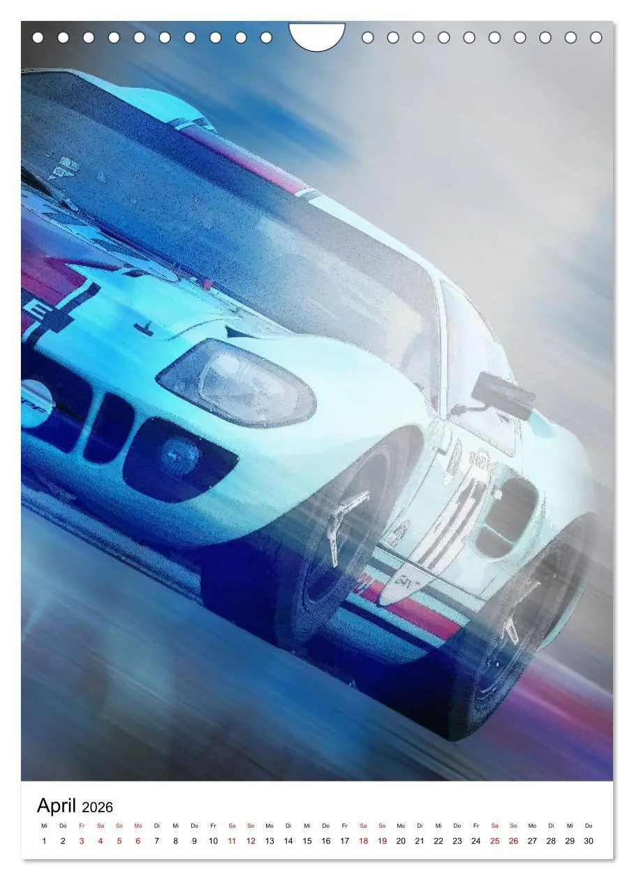 Bild: 9783516374650 | Faszination Rennsport (Wandkalender 2026 DIN A4 hoch), CALVENDO...