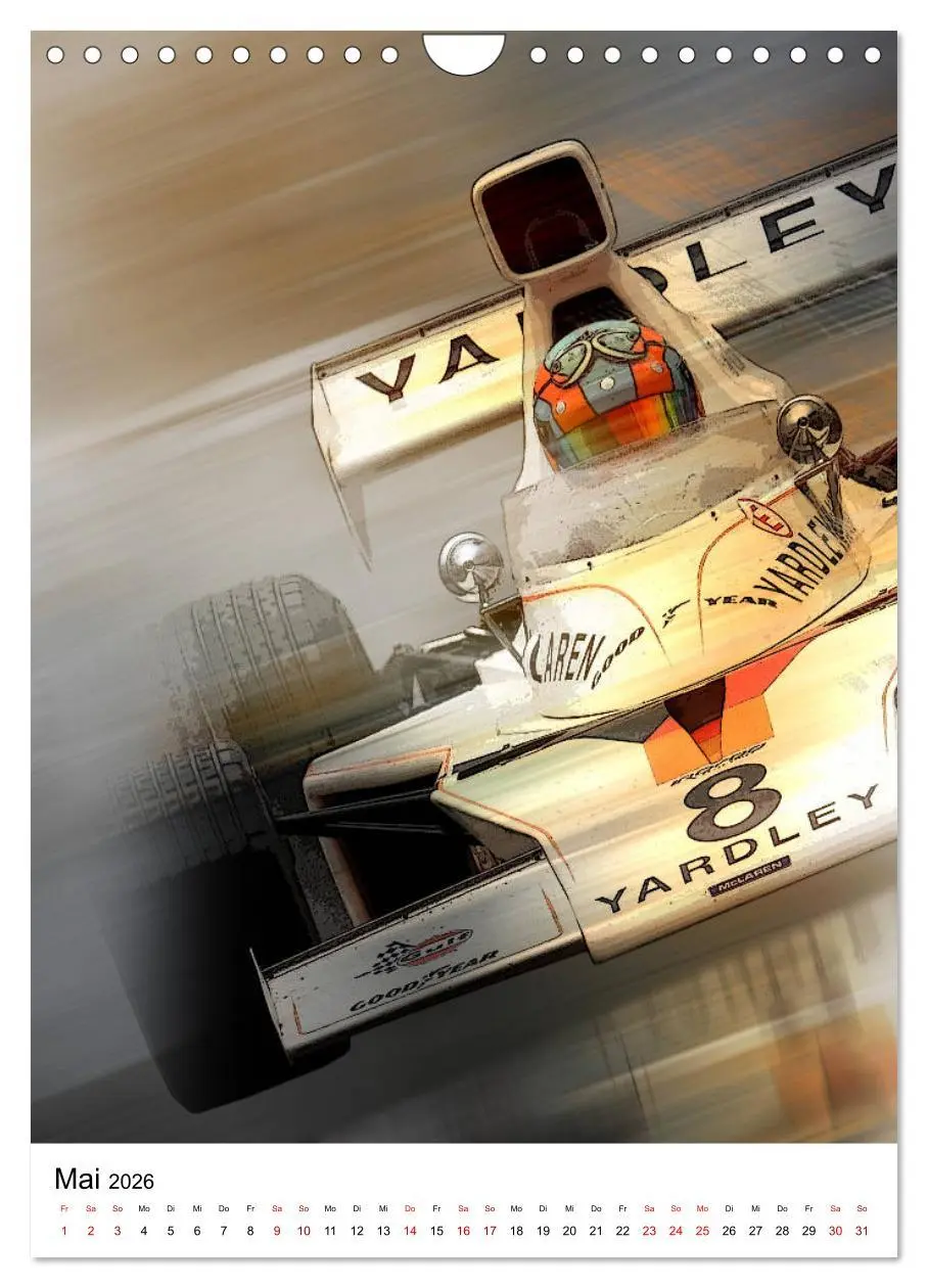 Bild: 9783516374650 | Faszination Rennsport (Wandkalender 2026 DIN A4 hoch), CALVENDO...