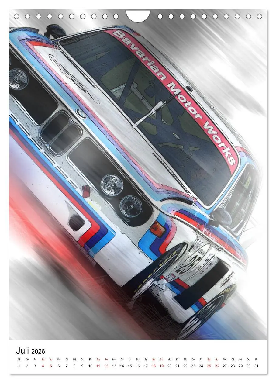 Bild: 9783516374650 | Faszination Rennsport (Wandkalender 2026 DIN A4 hoch), CALVENDO...