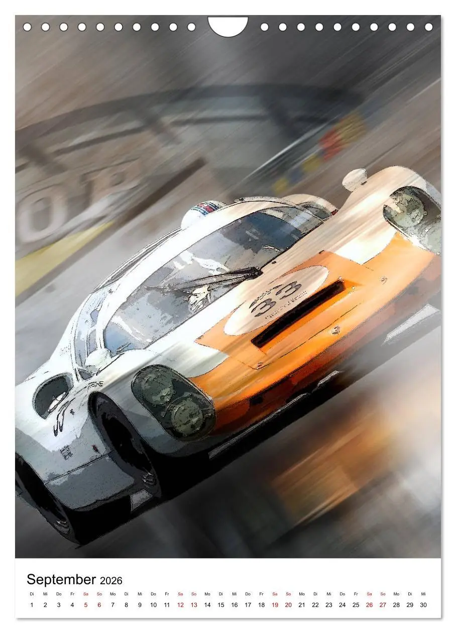 Bild: 9783516374650 | Faszination Rennsport (Wandkalender 2026 DIN A4 hoch), CALVENDO...