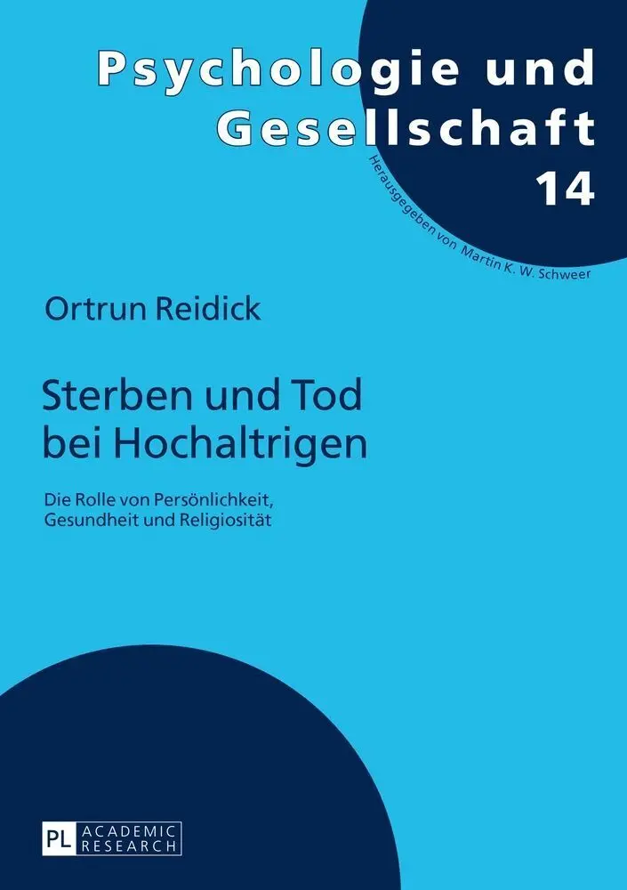Cover: 9783631664650 | Sterben und Tod bei Hochaltrigen | Ortrun Reidick | Taschenbuch | 2015