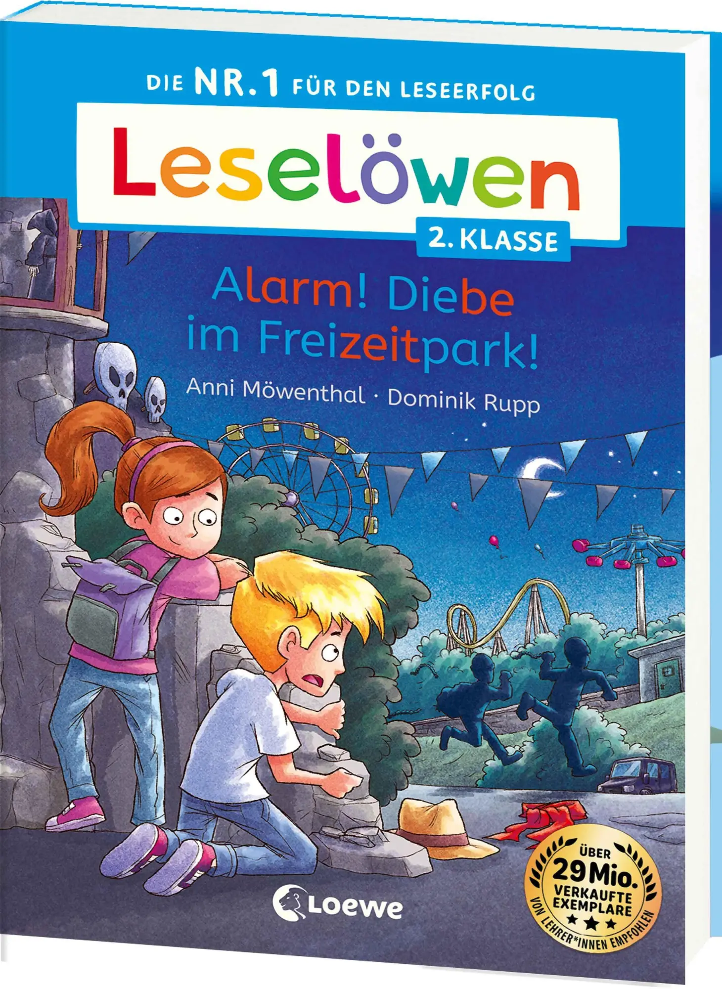 Cover: 9783743224650 | Leselöwen 2. Klasse - Alarm! Diebe im Freizeitpark! | Anni Möwenthal