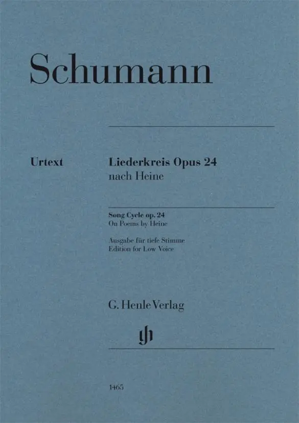 Cover: 9790201814650 | Song Cycle op. 24 on Poems by Heine | Instrumentation: Voice and Piano