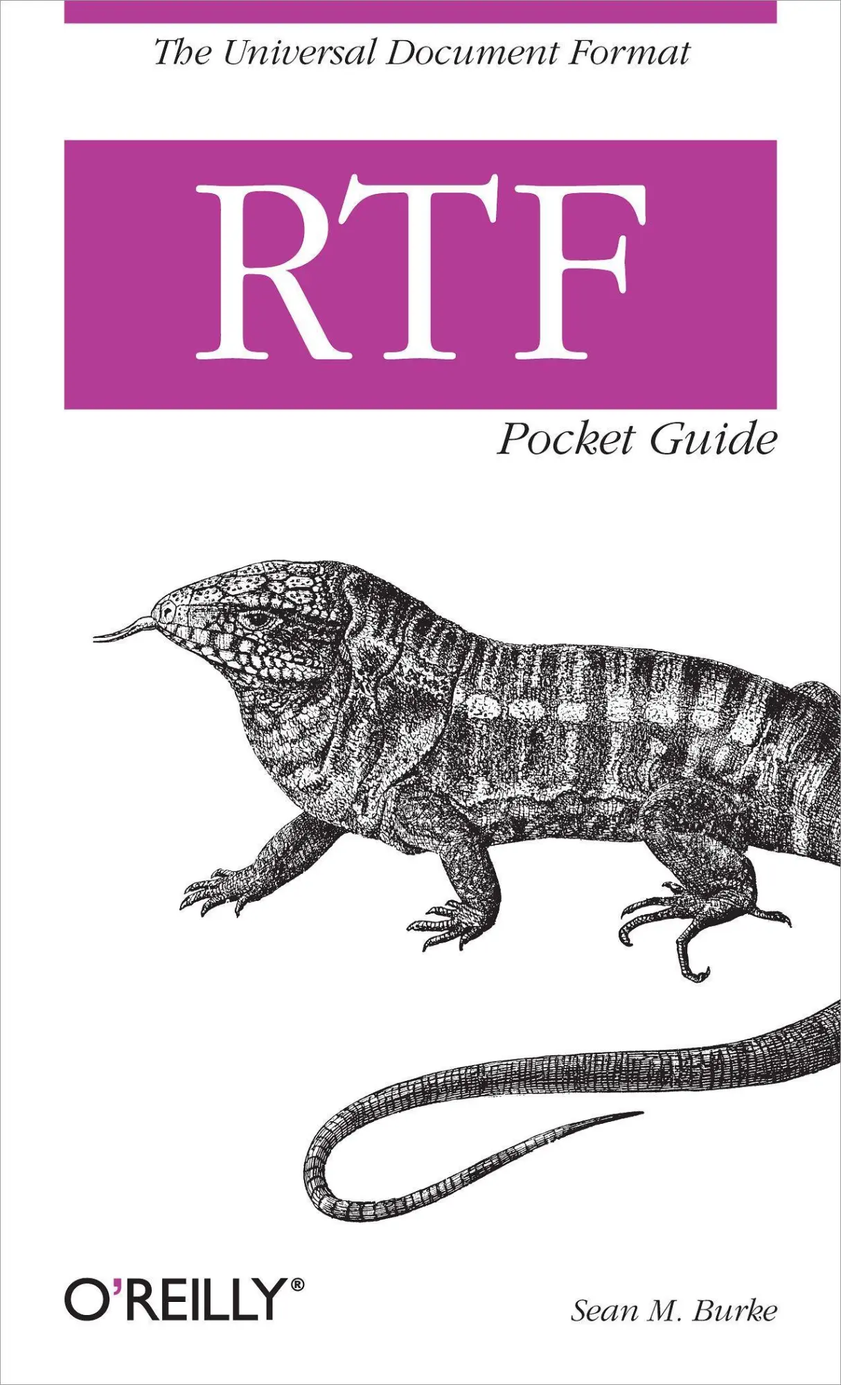 Cover: 9780596004750 | RTF Pocket Guide | Sean M Burke | Taschenbuch | Englisch | 2003