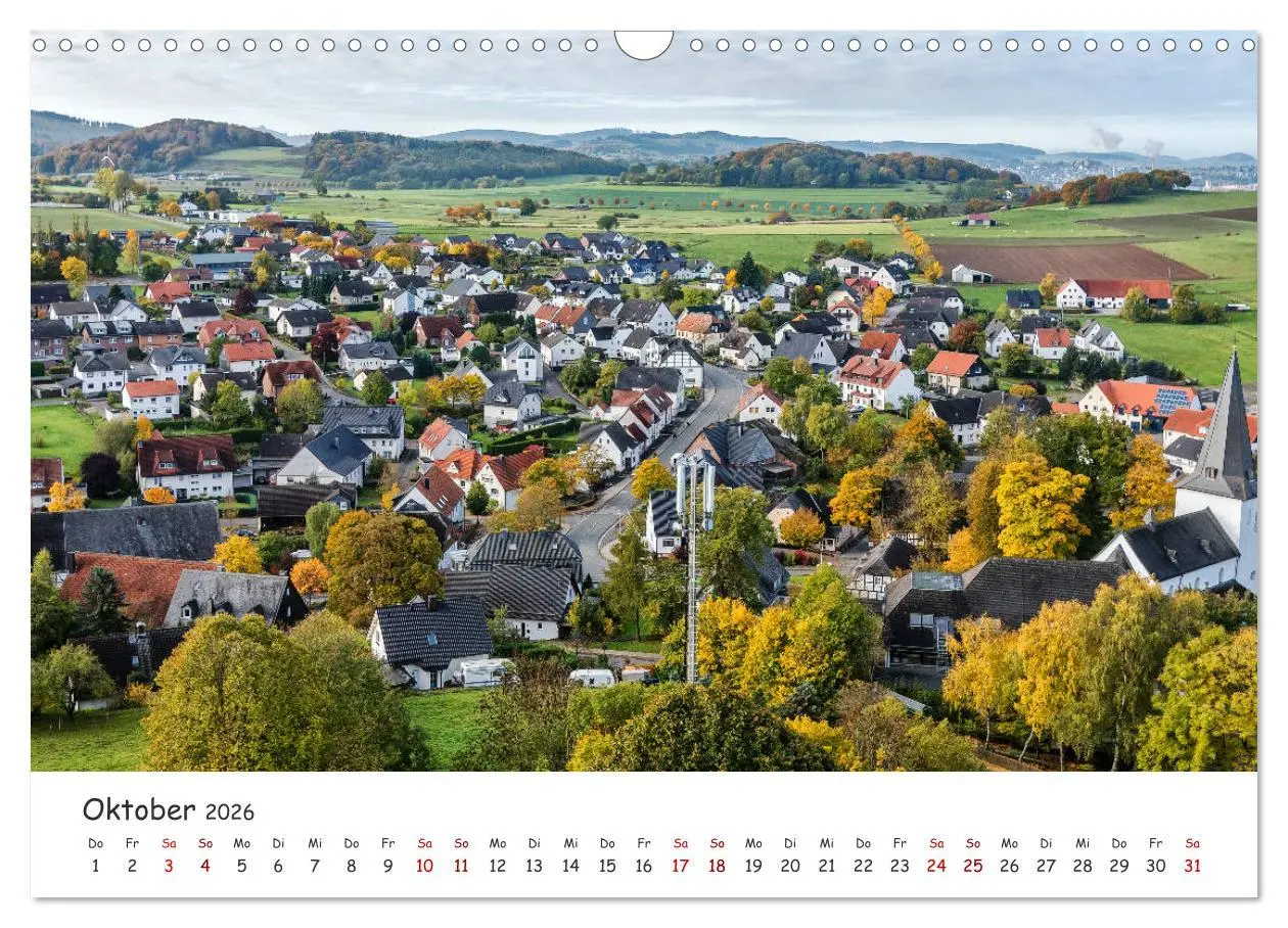 Bild: 9783457894750 | Das Sauerland bei Brilon aus der Vogelperspektive (Wandkalender...
