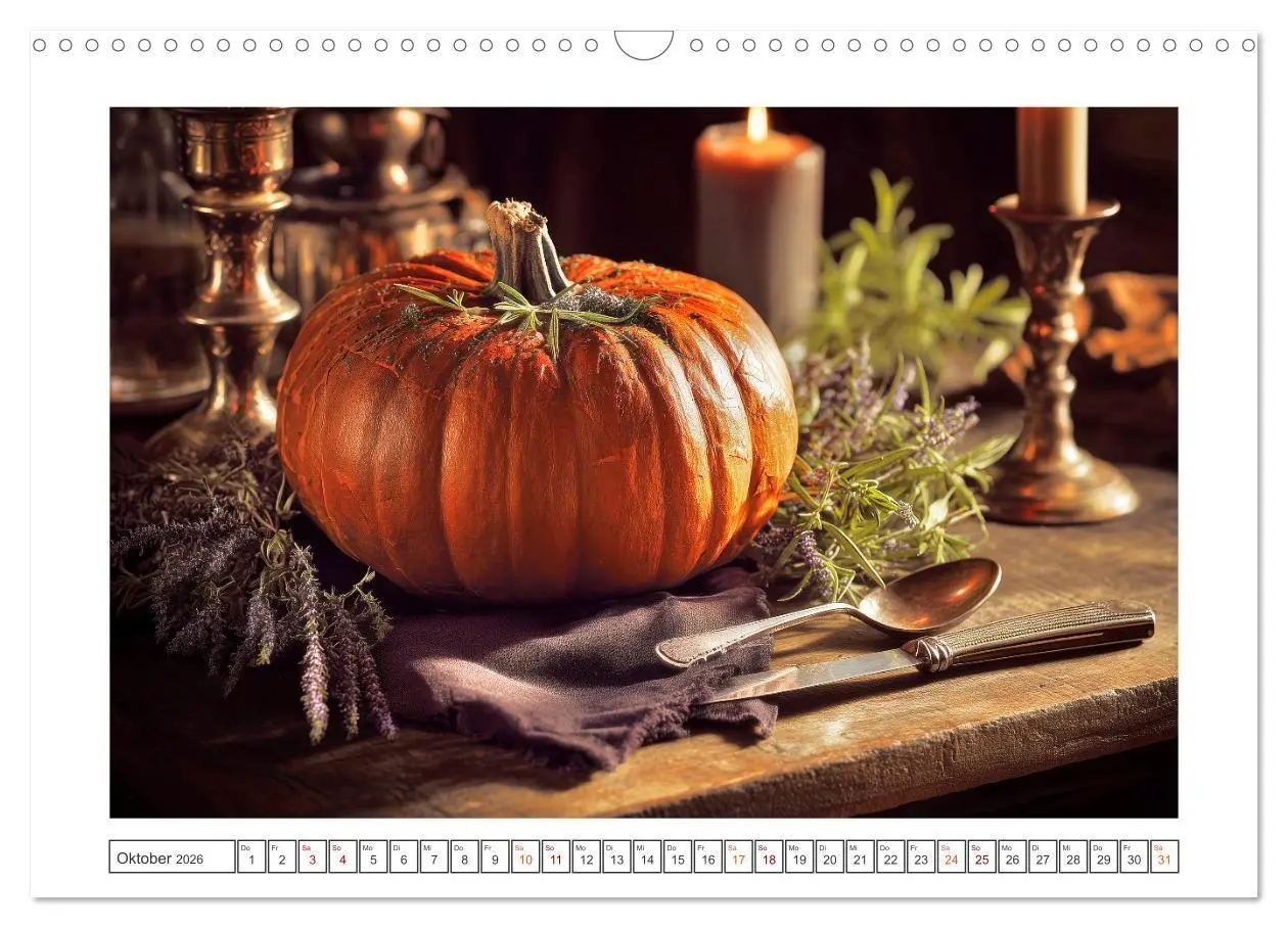 Bild: 9783516744750 | Genuss Momente (Wandkalender 2026 DIN A3 quer), CALVENDO...