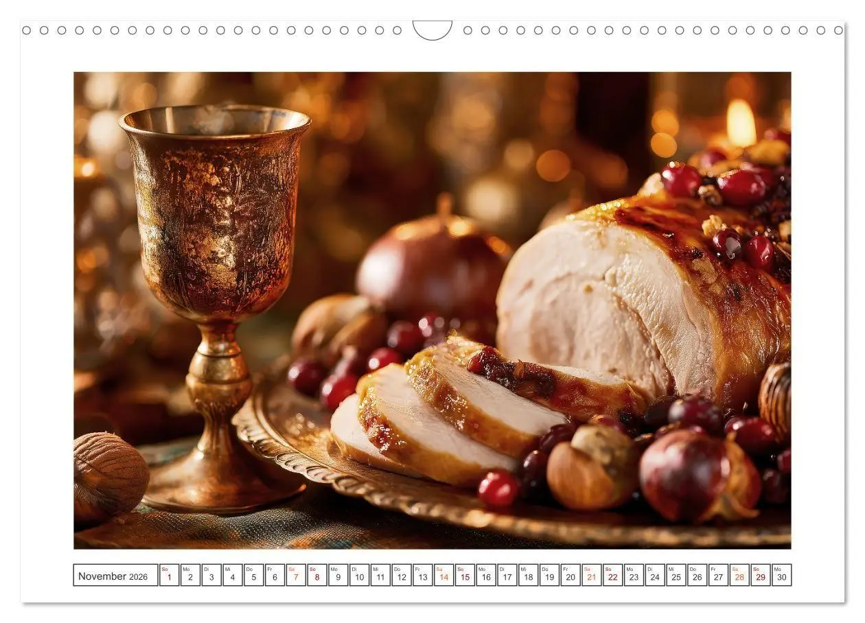 Bild: 9783516744750 | Genuss Momente (Wandkalender 2026 DIN A3 quer), CALVENDO...