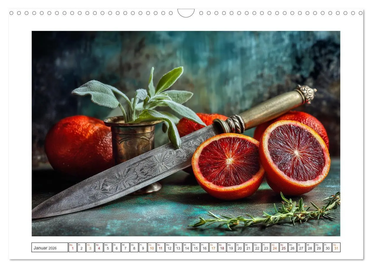 Bild: 9783516744750 | Genuss Momente (Wandkalender 2026 DIN A3 quer), CALVENDO...