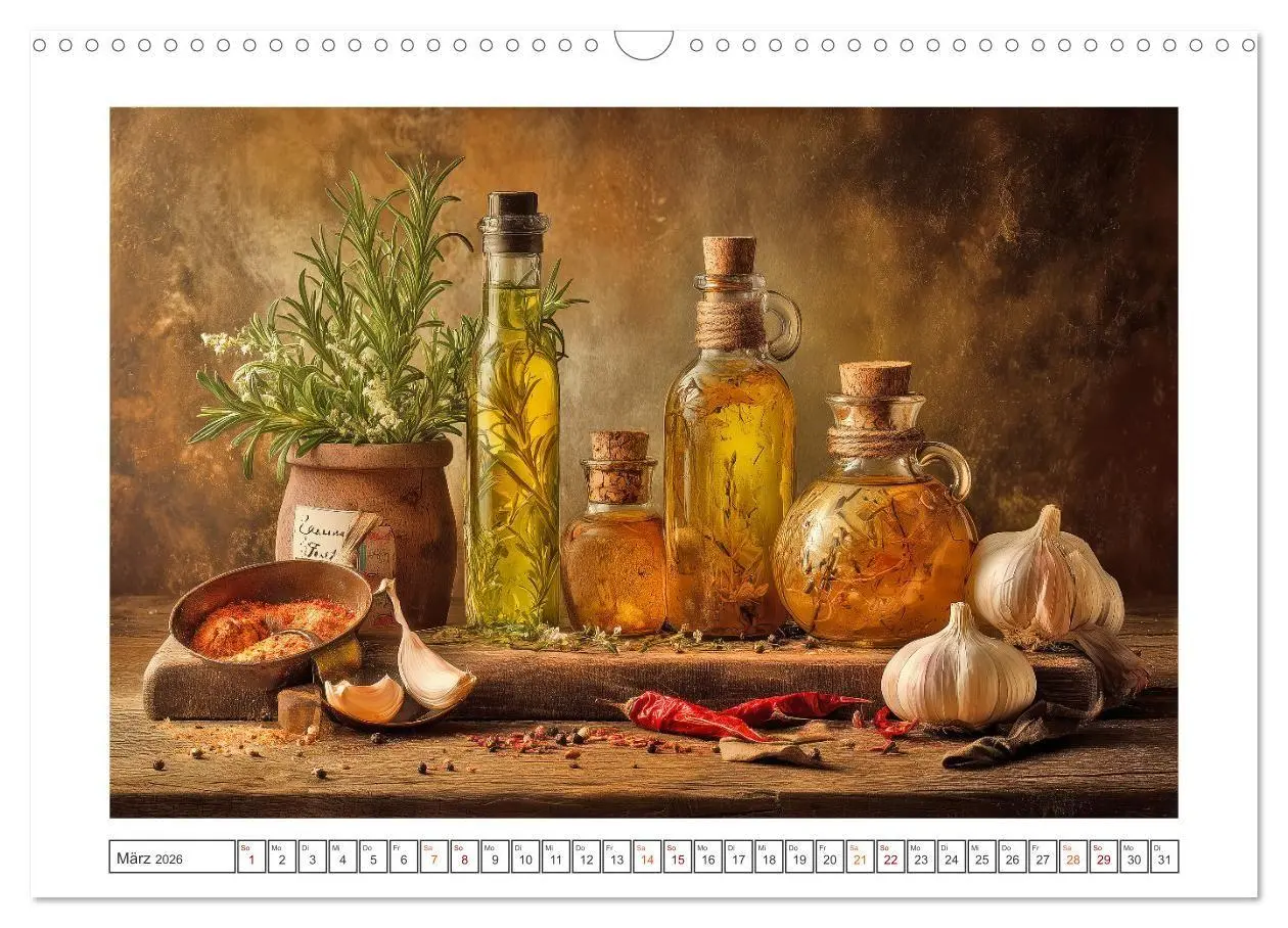 Bild: 9783516744750 | Genuss Momente (Wandkalender 2026 DIN A3 quer), CALVENDO...